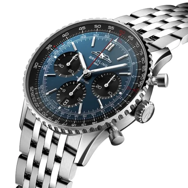Breitling Navitimer Men Automatic Blue Stainless Steel Watch AB0139241C1A1 photo 2