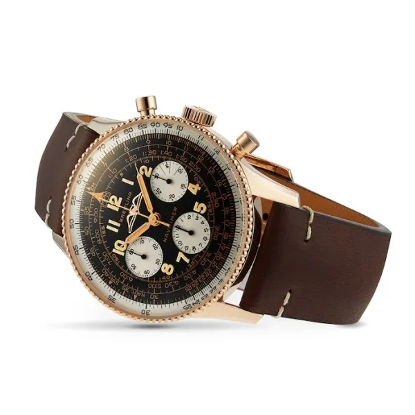 Breitling Navitimer Men Automatic Brown Leather Watch RB0910371B1X1 photo 2