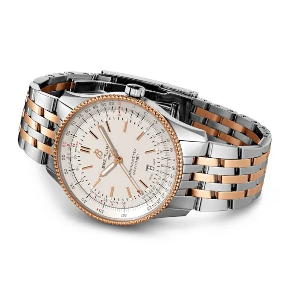 Breitling Navitimer Men Automatic Cream Leather Watch U17326211G1U1 - Photo 2