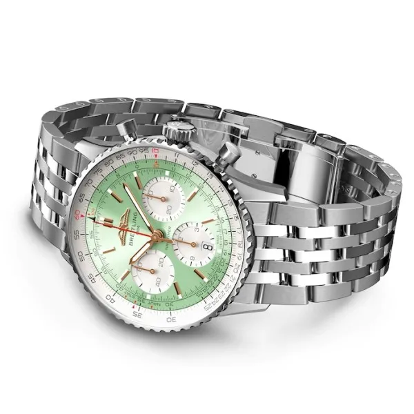 Breitling Navitimer Men Automatic Mint Stainless Steel Watch AB0139211L1A1 - Photo 3