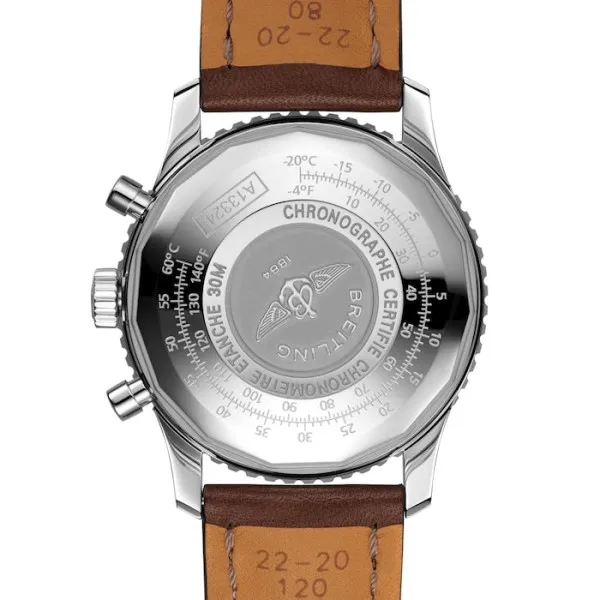 Breitling Navitimer Men Automatic Silver Leather Watch A13324121G1X1 photo 4