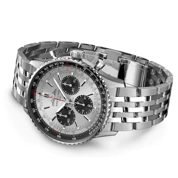 Breitling Navitimer Men Automatic Silver Stainless Steel Watch AB0138241G1A1 photo 3