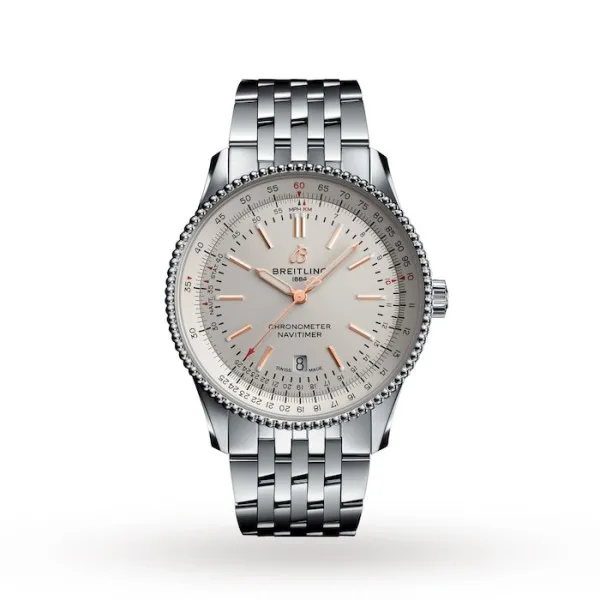 Breitling Navitimer Men Automatic White Stainless Steel Watch A17326211G1A1