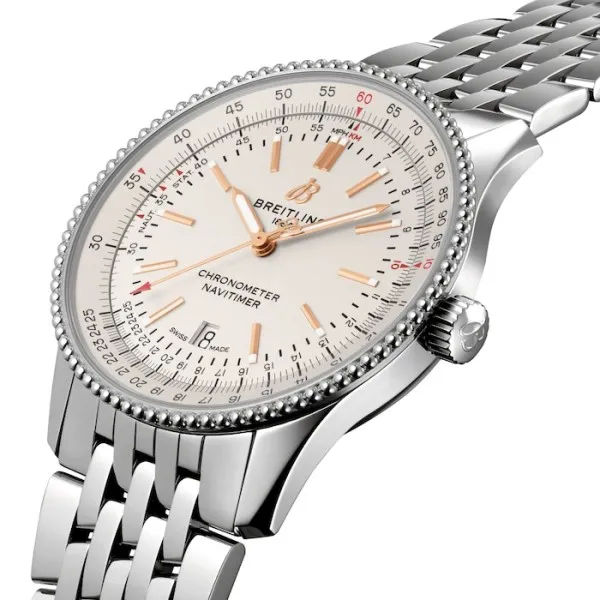Breitling Navitimer Men Automatic White Stainless Steel Watch A17326211G1A1 photo 2