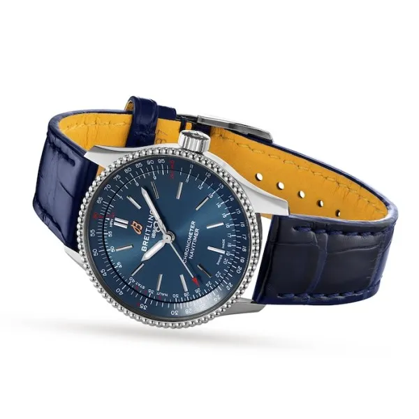 Breitling Navitimer Women Automatic Blue Crocodile Watch A17395161C1P1 photo 3