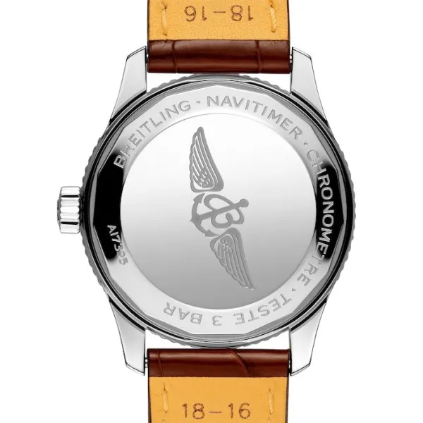 Breitling Navitimer Women Automatic Brown Crocodile Watch A17395201K1P1 - Photo 3