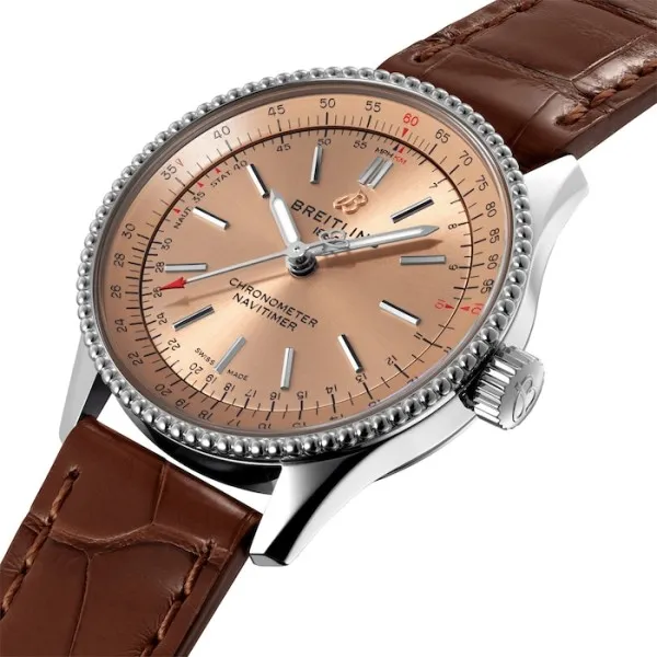 Breitling Navitimer Women Automatic Brown Crocodile Watch A17395201K1P1 photo 2
