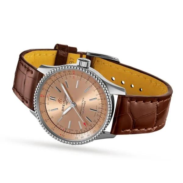 Breitling Navitimer Women Automatic Brown Crocodile Watch A17395201K1P1 photo 3