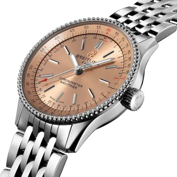 Breitling Navitimer Women Automatic Brown Stainless Steel Watch A17395201K1A1 photo 2
