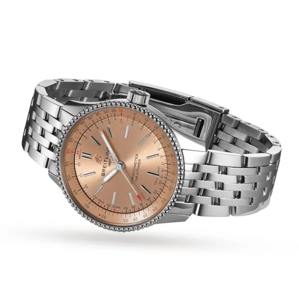 Breitling Navitimer Women Automatic Brown Stainless Steel Watch A17395201K1A1 photo 3
