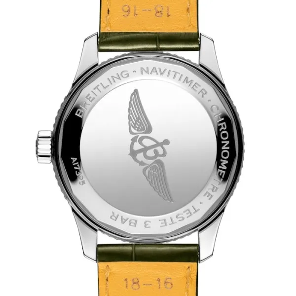 Breitling Navitimer Women Automatic Green Alligator Watch A17395361L1P2 photo 4