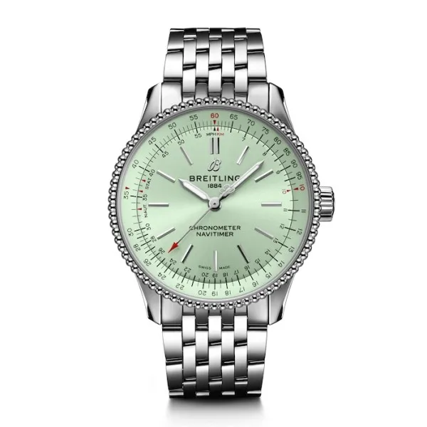 Breitling Navitimer Women Automatic Mint Stainless Steel Watch A17395361L1A1