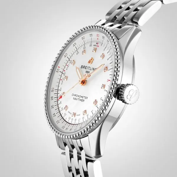 Breitling Navitimer Women Automatic Mother of Pearl Stainless Steel Watch A17395211A1A1 photo 5