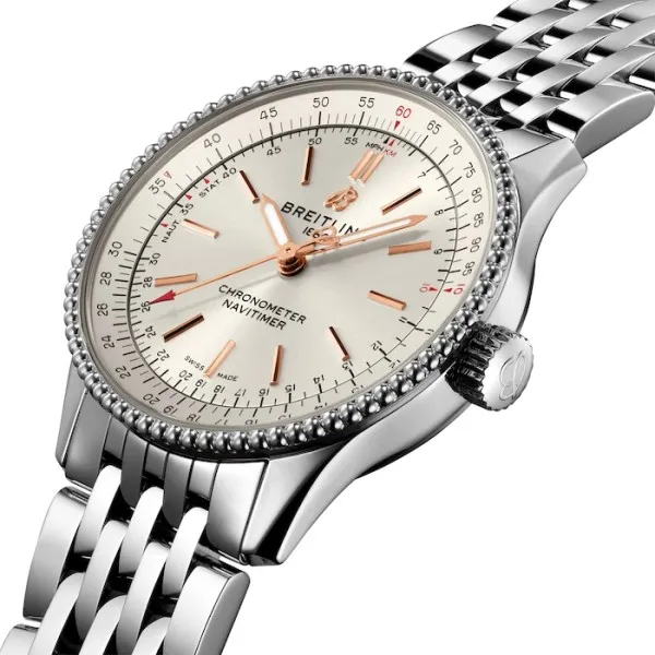 Breitling Navitimer Women Automatic Silver Stainless Steel Watch A17395F41G1A1 photo 2