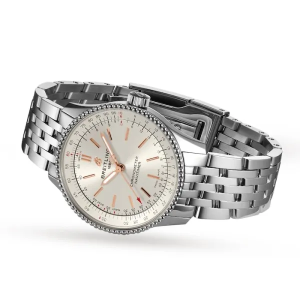 Breitling Navitimer Women Automatic Silver Stainless Steel Watch A17395F41G1A1 photo 3