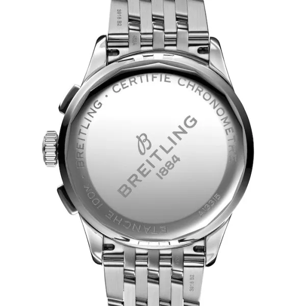 Breitling Premier Men Automatic Black Stainless Steel Watch A13315351B1A1 - Photo 3