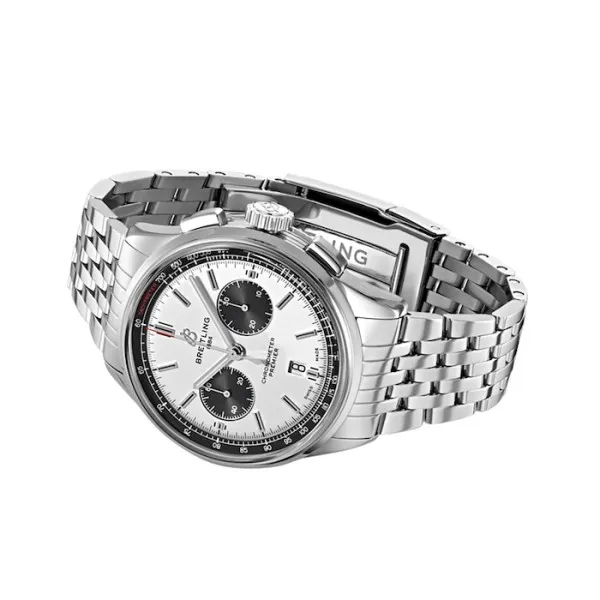 Breitling Premier Men Automatic Black Stainless Steel Watch AB0118221G1A1 photo 3
