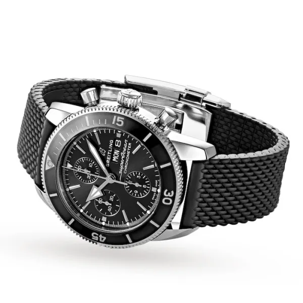 Breitling Superocean Heritage Men Automatic Black Rubber Watch A13313121B1S1 photo 3