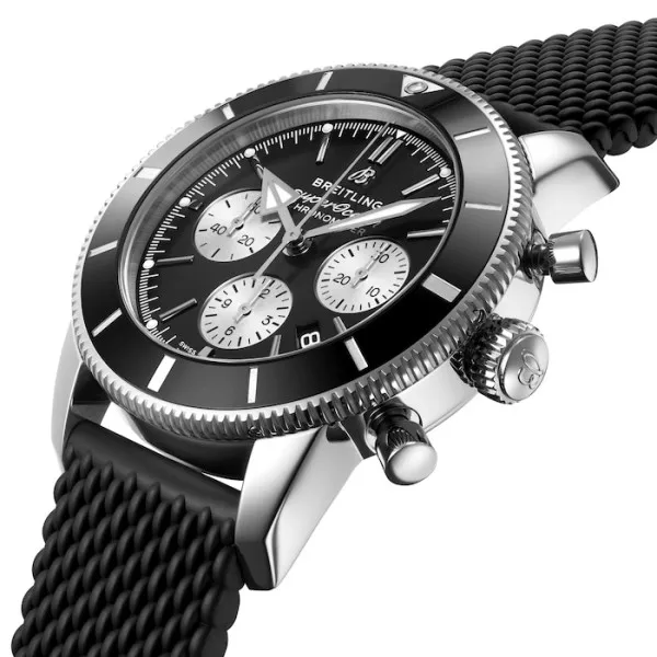 Breitling Superocean Heritage Men Automatic Black Rubber Watch AB0162121B1S1 photo 2