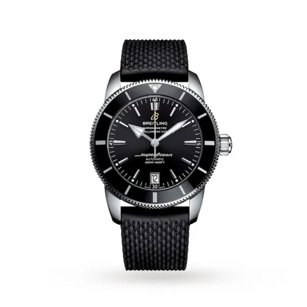 Breitling Superocean Heritage Men Automatic Black Rubber Watch AB2010121B1S1