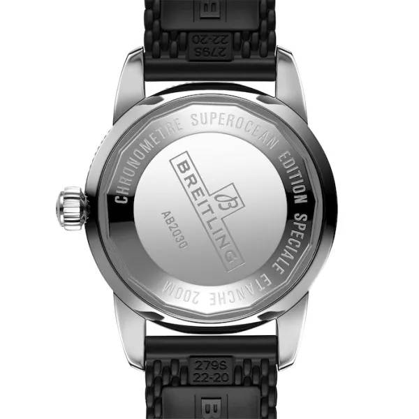 Breitling Superocean Heritage Men Automatic Black Rubber Watch AB2030121B1S1 photo 4