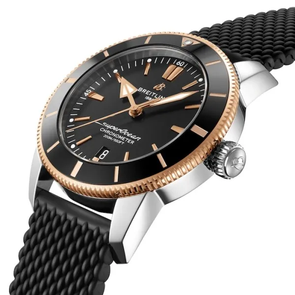 Breitling Superocean Heritage Men Automatic Black Rubber Watch UB2030121B1S1 photo 2