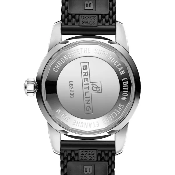 Breitling Superocean Heritage Men Automatic Black Rubber Watch UB2030121B1S1 photo 3