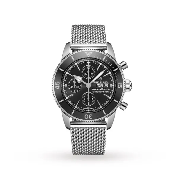 Breitling Superocean Heritage Men Automatic Black Stainless Steel Watch A13313121B1A1