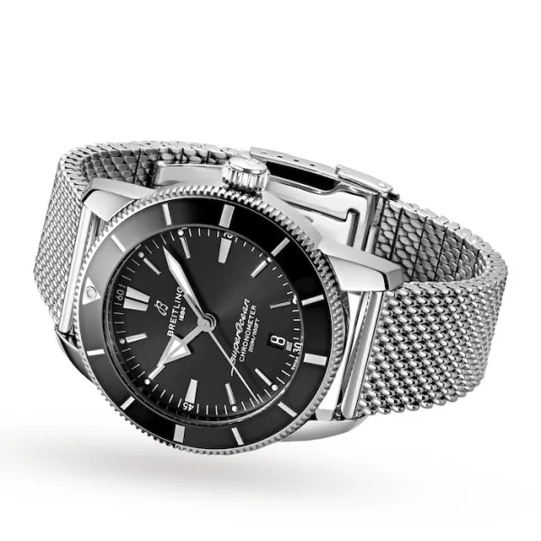Breitling Superocean Heritage Men Automatic Black Stainless Steel Watch AB2030121B1A1