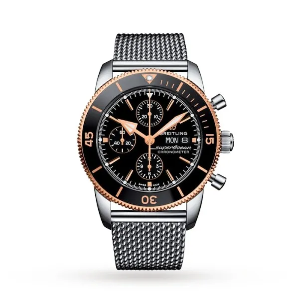 Breitling Superocean Heritage Men Automatic Black Stainless Steel Watch U13313121B1A1