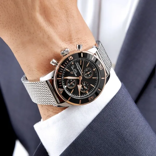 Breitling Superocean Heritage Men Automatic Black Stainless Steel Watch U13313121B1A1 photo 4