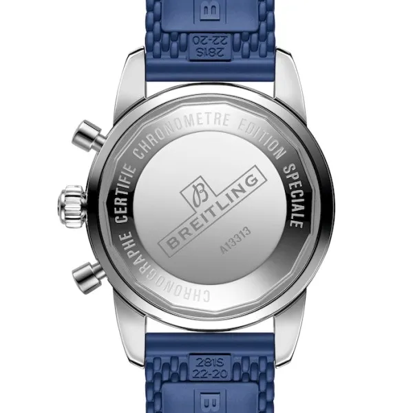 Breitling Superocean Heritage Men Automatic Blue Rubber Watch A13313161C1S1 photo 4