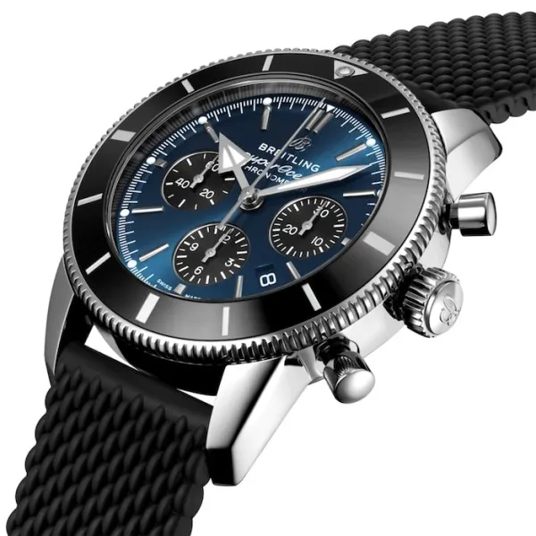 Breitling Superocean Heritage Men Automatic Blue Rubber Watch AB0162121C1S1 photo 3