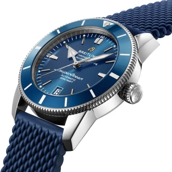Breitling Superocean Heritage Men Automatic Blue Rubber Watch AB2010161C1S1 photo 4