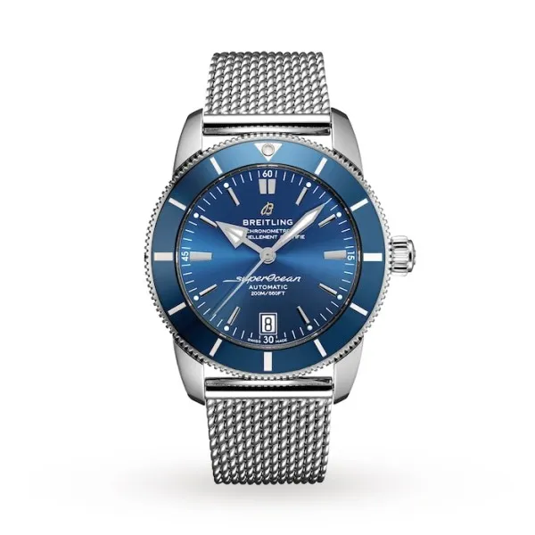 Breitling Superocean Heritage Men Automatic Blue Stainless Steel Watch AB2010161C1A1