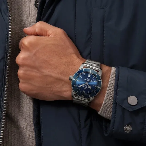 Breitling Superocean Heritage Men Automatic Blue Stainless Steel Watch AB2020161C1A1 photo 5