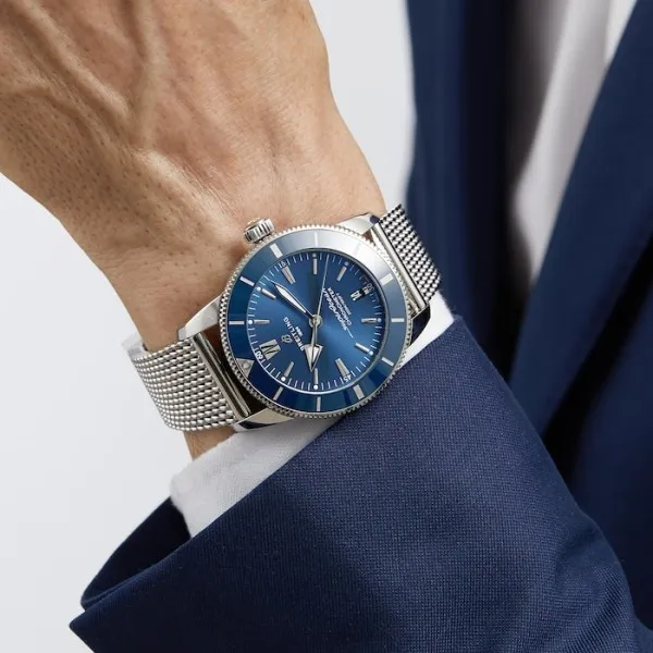 Breitling Superocean Heritage Men Automatic Blue Stainless Steel Watch AB2030161C1A1 photo 5