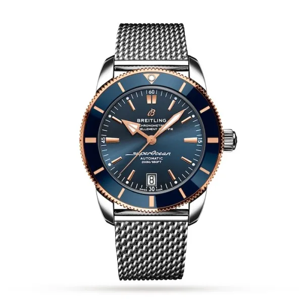 Breitling Superocean Heritage Men Automatic Blue Stainless Steel Watch UB2010161C1A1