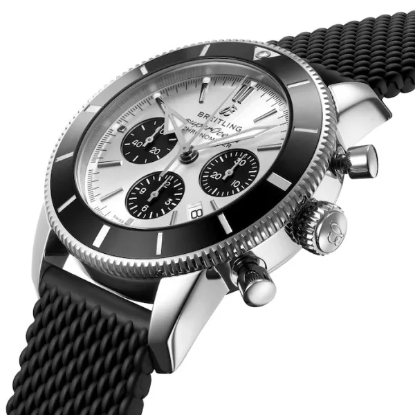 Breitling Superocean Heritage Men Automatic Silver Rubber Watch AB0162121G1S1 photo 2