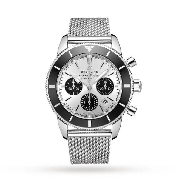 Breitling Superocean Heritage Men Automatic Silver Stainless Steel Watch AB0162121G1A1