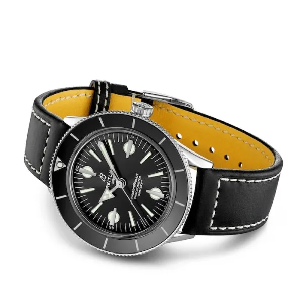 Breitling Superocean Men Automatic Black Calf Watch A10370121B1X2 - Photo 4