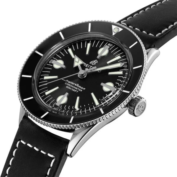 Breitling Superocean Men Automatic Black Calf Watch A10370121B1X2 photo 2