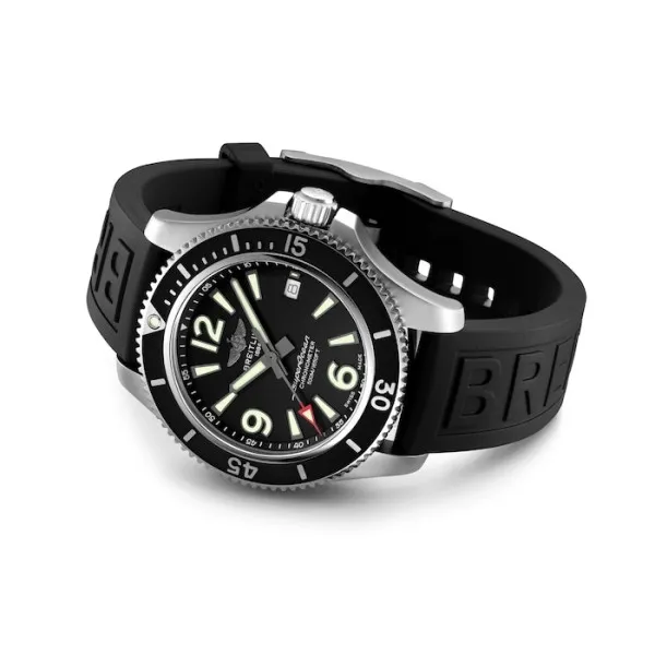 Breitling Superocean Men Automatic Black Rubber Watch A17366021B1S1 photo 3