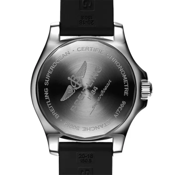 Breitling Superocean Men Automatic Black Rubber Watch A17366021B1S1 photo 4