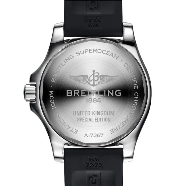 Breitling Superocean Men Automatic Black Rubber Watch A173678A1B1S1 photo 2