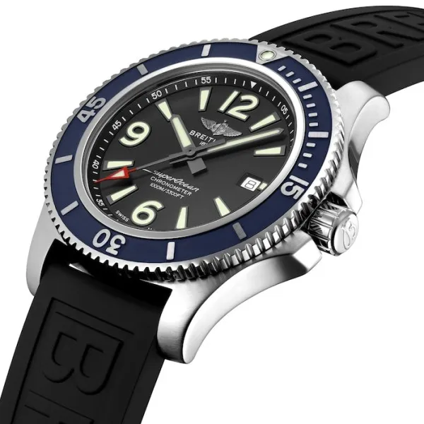 Breitling Superocean Men Automatic Black Rubber Watch A173678A1B1S1 photo 3