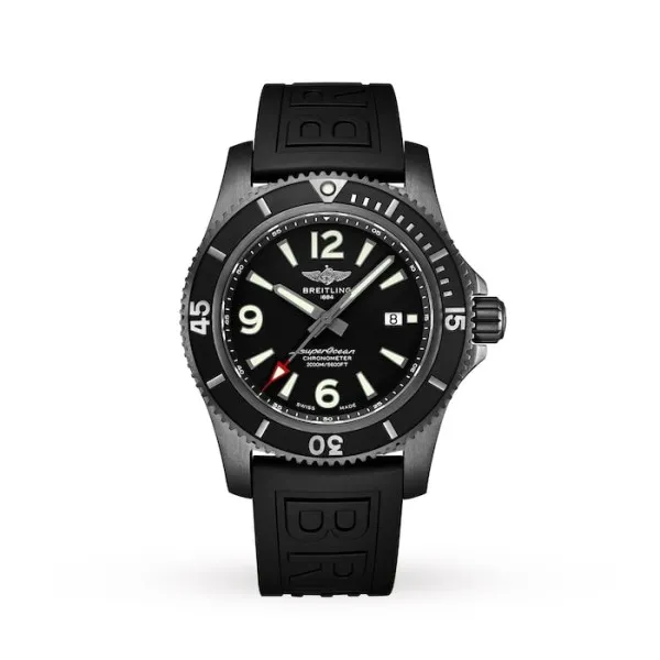 Breitling Superocean Men Automatic Black Rubber Watch M17368B71B1S1 - Photo 3