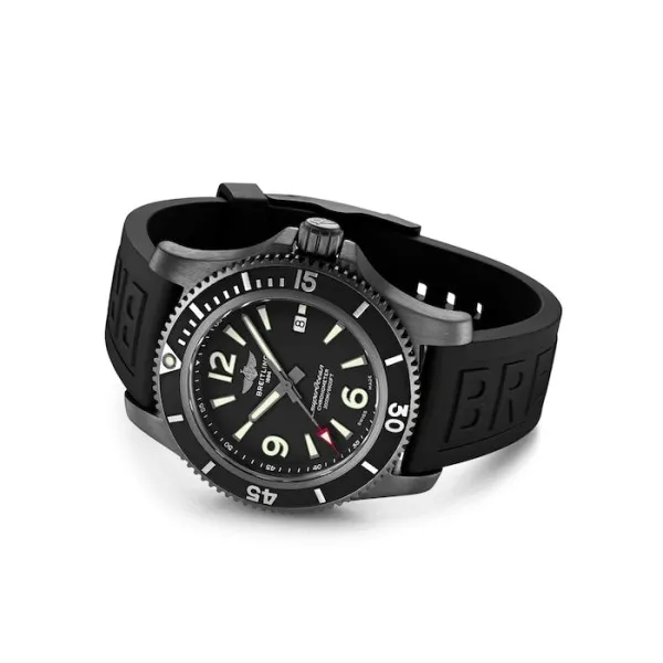 Breitling Superocean Men Automatic Black Rubber Watch M17368B71B1S1 photo 2