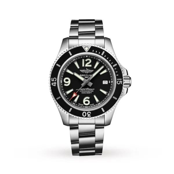 Breitling Superocean Men Automatic Black Stainless Steel Watch A17366021B1A1 - Photo 2