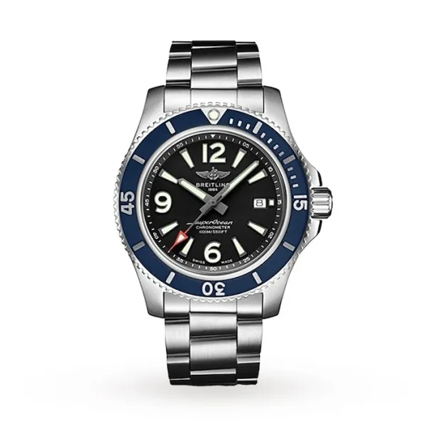 Breitling Superocean Men Automatic Black Stainless Steel Watch A173678A1B1A1 - Photo 3